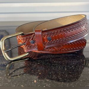 Men’s Leather Belt - stamped 40